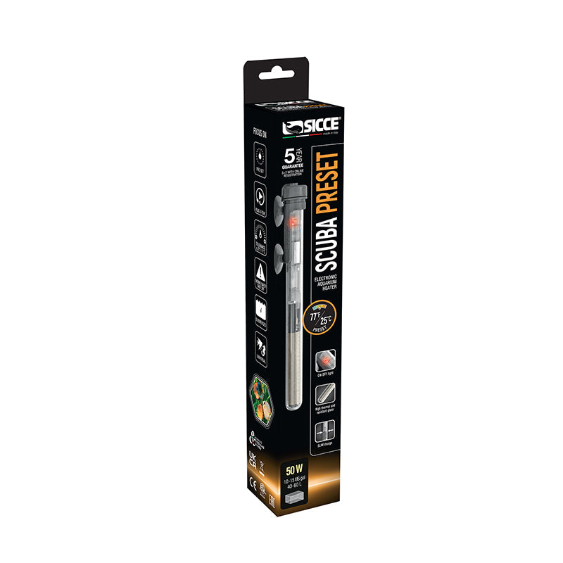 Sicce Scuba Preset Submersible Heaters